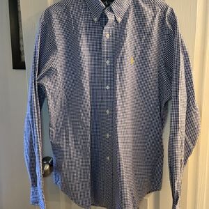 Polo Ralph Lauren Blue Gingham Men's Shirt